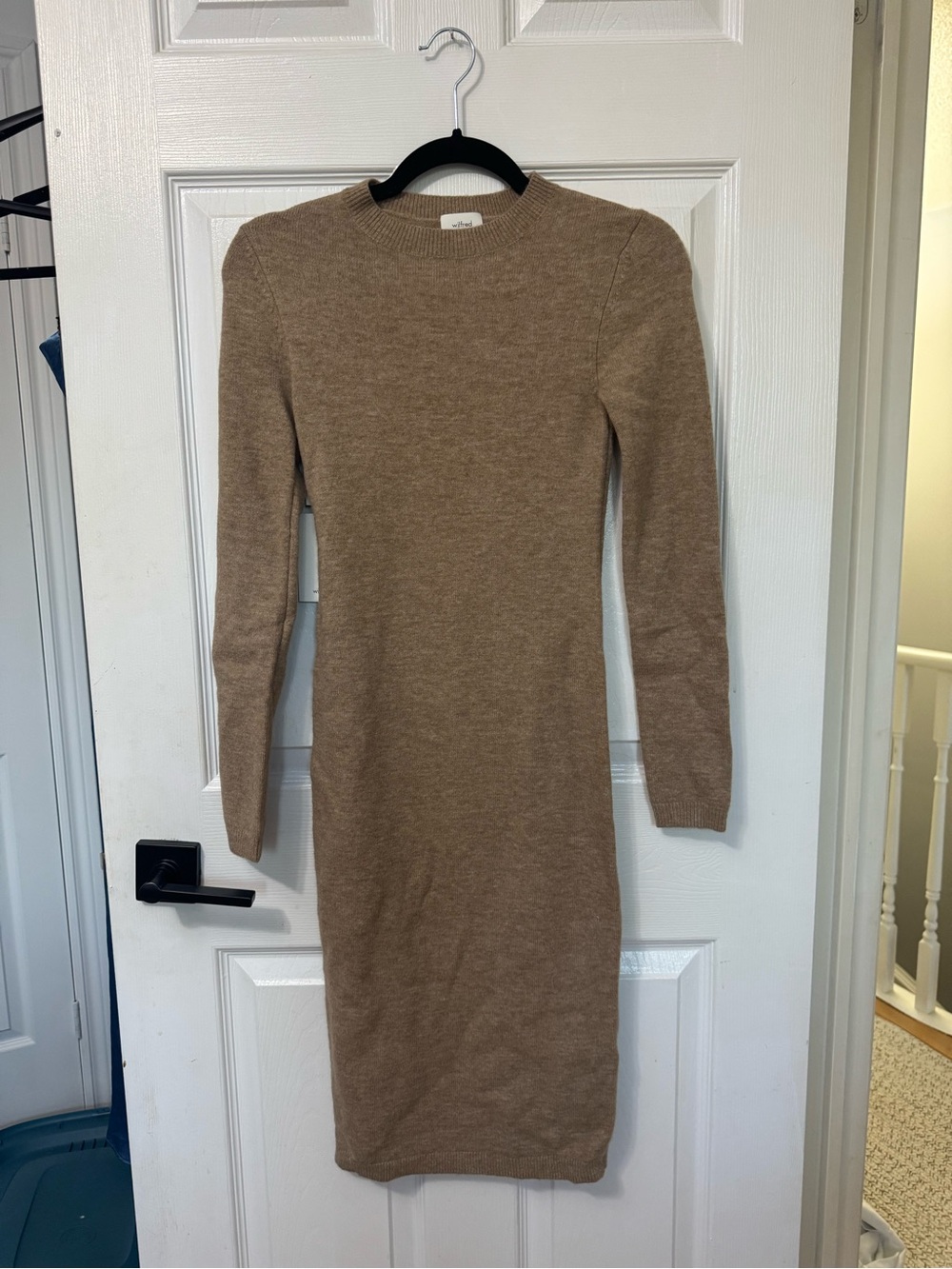 Brand new with tags Aritzia Wilfred Melissa dress in heather gold